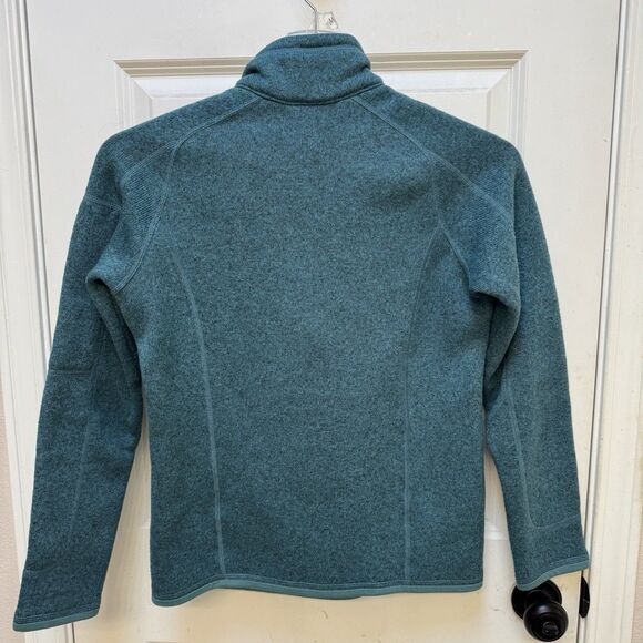 Patagonia Better Sweater 1/4 Zip Pullover Teal Green Women’s Small Fleece - Picture 2 of 11